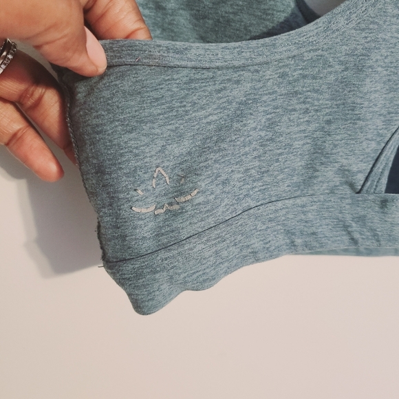 Peloton | Women's Light Green Blue Medium Hold Sports Bra (Size Large) - Picture 9 of 11